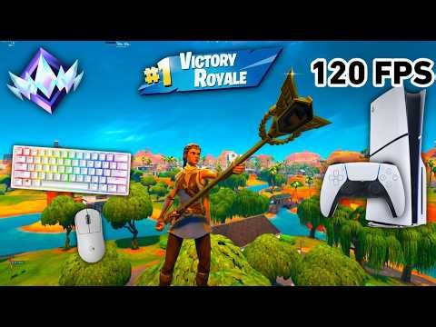Fortnite Unreal Ranked Reload On PS5 Slim | Keyboard & Mouse Gameplay | 120 FPS | 4K