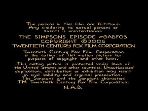 The Simpsons Pranksta Rap ending credits song loop - 10 Hours