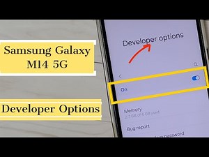 Samsung Galaxy M14 5G Enable USB Debugging Mode | Developer Options