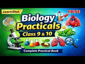 🔬 Class 9 & 10 Biology Practicals (PBA) | Complete Practical Book Explained | FBISE