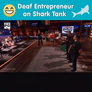 Kobe Johnson is the first Deaf entrepreneur to pitch on Shark Tank! Check out the story of his family's invention 😊🤟 #DeafTalent More info: tailgatengo.com | Ai-Media