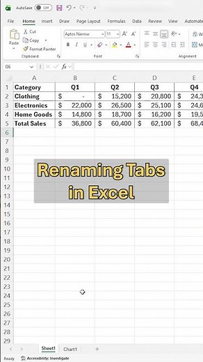 How to Rename Worksheet Tabs in Excel (Quick Tip) #Excel #ExcelTips #Microsoft