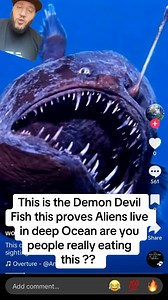12K views · 112 reactions | This is the Demon Devil Fish ! This proves Aliens live in the deep Ocean #devilfish #doomsday #deepocean #demons #fypシ゚viralシfypシ゚viralシalシ #fypシviralシ2025fyp | French Dose | Facebook