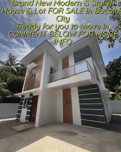 modern house and lot for sale in villa angela subdivision, bacolod city