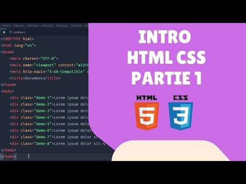 Introduction Indispensable au HTML et CSS