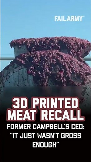 Don't ask how the sausage is made 🤢🥫 #fail #campbells #3dprinting #cooking #thanksgiving