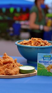 Chicken: Crispy. Flavor: Zesty. | Hidden Valley Ranch