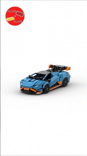 Lamborghini Huracan STO Lego Speed Champions MOC by eg_mocs