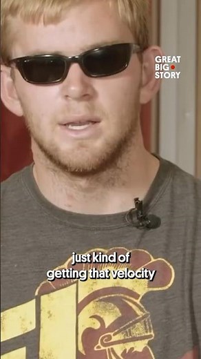 The incredible American football player with no sight 🏈👏 #football #shorts