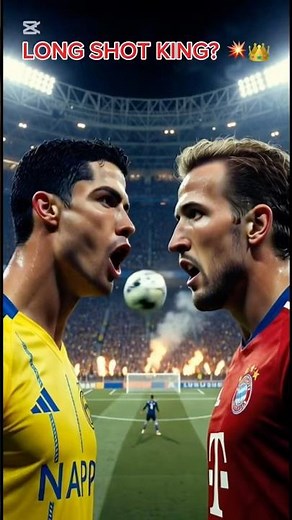 Ronaldo vs Kane 😳 Long Shot King?