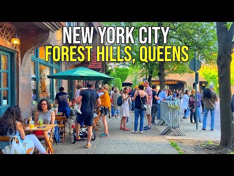 ⁴ᴷ Walking New York City's Best Neighborhood: Forest Hills, Queens