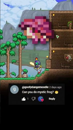 Terraria Fact Day 186: Mystic Frog #terraria #gaming #shorts ‪@goofydangernoodle‬