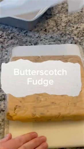 Butterscotch fudge. #candy #fudge #recipe #homemade #food #foodie