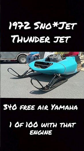 1972 Sno*Jet Thunder Jet 340 #snowmobile