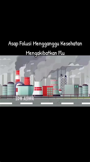 Mengobati Flu Akibat Asap Folusi #fypシ゚viral #fyp #animasi #animation #asmr