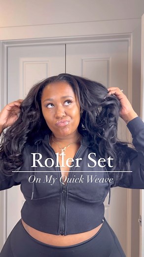 C H R I S T I A N A on Instagram: "A roller set is a volume lovers best friend 💕 - All products used listed in my Amazon storefront (including the hair 🫶🏾✨)"