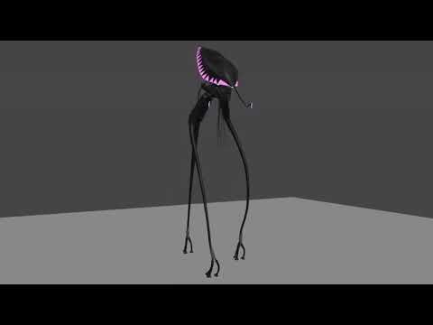 Tripod walk cycle edited foot steps (no engine)