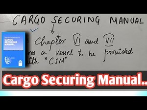 Cargo Securing Manual ...