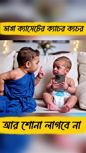 ভাঙ্গা ক্যাসেটের ক্যাচর ক্যাচর আর শোনা লাগবেনা। 🤣 বেবি বয় এর বুদ্ধি দেখলে আশ্চর্য হয়ে যাবেন! 🧠 #BanglaFunnyVideo #cutebaby #BabyDialogue #babytiktok #funnytiktok