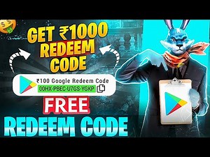 🔥🤑FREE REDEEM CODES INSTANT| ₹1000💥REDEEM CODE FREE| HOW TO GET GOOGLE PLAY STORE REDEEM CODES FREE