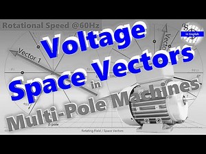 Voltage Space Vectors and Synchronous Speed in Electric Motors with Two, Four, Six or more Poles