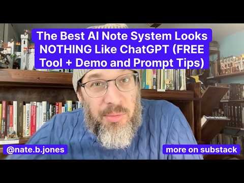 The Best Al Note System Looks NOTHING Like ChatGPT (FREE Tool + Demo and Prompt Tips)