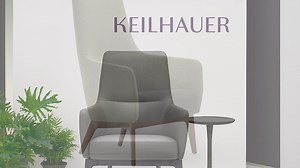 With a classic aesthetic, updated with a modern flavor, the Symm lounge collection by Keilhauer includes a luxe low-back lounge chair, a refined yet comfortable side chair, occasional tables in various sizes, and—perhaps the pièce de résistance of the line—a new twist on the traditional tuxedo sofa. | Metropolis Magazine