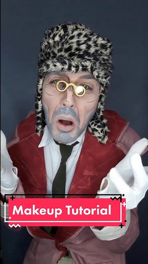 JoJo's Bizarre Adventure Joseph Joestar Cosplay Makeup Tutorial