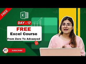 Day 17 Free Excel Class 🔥 | Learn Excel from Basic to Advanced #excel #excelcourse #learnexcel