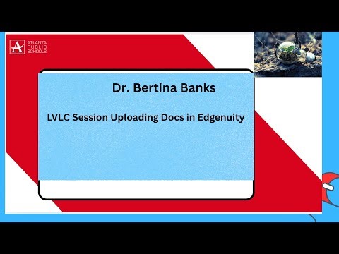 LVLC Session Uploading Docs in Edgenuity
