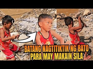 Parang Tinusok Ang Puso Ko! Literal Na Batang Nagtitiktik Ng Bato May Makain Lang Sila Dito Sa Cebu