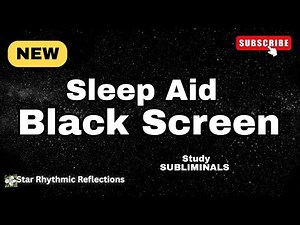🦗SLEEP AID |🐸 Nature Sounds | Ambient Sounds | Subliminal | BLACK Screen | White Noise 💤