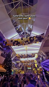 We’ll take a balloon drop over a ball drop any day. 🎈 📍Symphony of the Seas, sailing from Miami, FL | Royal Caribbean Crown & Anchor Society