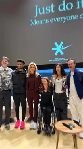 A trip to #nike headquarters with some of the most amazing Paralympic athletes in the world @bhatz_track @noah_malone13 @hunterwoodhall @alitruwit @carson.pickett getting the opportunity to talk about innovation and the impact that it has not only for athletes but athletes with disabilities. | Tatyana McFadden