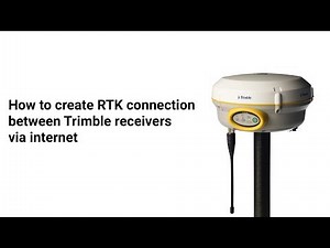 How to create RTK connection between Trimble receivers via internet