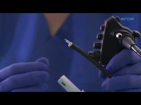 Setup 1.1 mm cryoprobe with oversheath