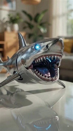 Bottle Cap to Robotic Shark 🦈⚙️ | Insane AI Transformation in 12 Seconds! #makebot #shark #makerbot