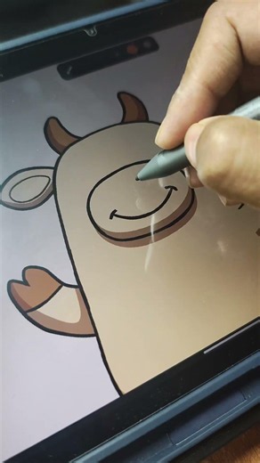 Watch how I designed this cute vector cow avatar in Infinite Design! 🐮🎨