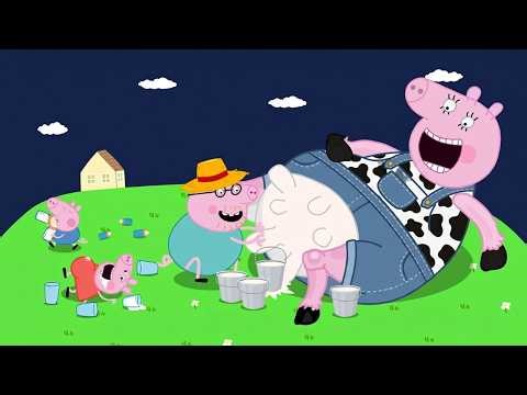 Mommy Pig Turns Into a Milk Cow! 🐷🥛 | Peppa Pig Funny Animation
