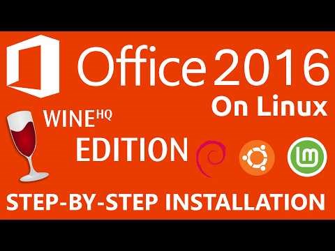 Install MS Office 2016 on Linux | Wine | Step-by-step Installation