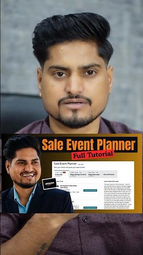 Amazon free 🆓 SALE EVENT PLANNER tool helps seller participate in sale events