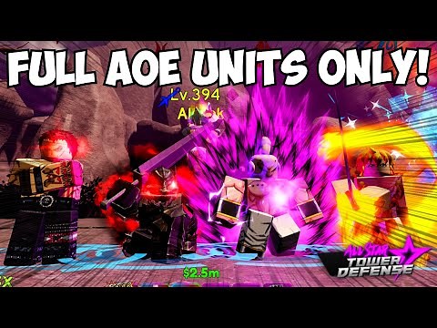 New Best Full AOE Units Vs Infinite Mode! (INSANE WAVE!) | ASTD Challenge