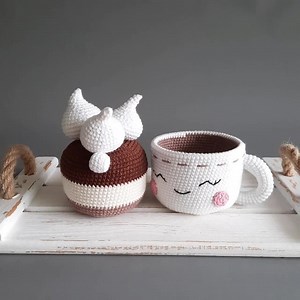 Crochet Pattern Mug of Hot Chocolate, Crochet Play Food Drink, Kawaii Amigurumi Food Pattern, Crochet Food Pattern, Crochet Cup Pattern - Etsy