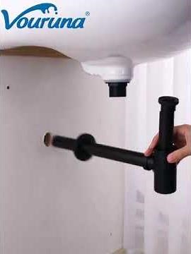 How to install the bottle trap set&pop up waste? installaiton guide of bathroom plumb sink drainer