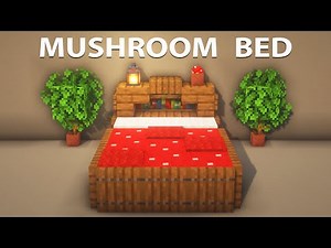 Minecraft | Working Mushroom Bed | How to Build #10