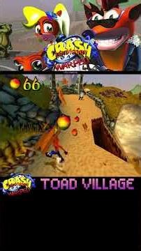 Crash Bandicoot Warped (PS1) - Toad Village