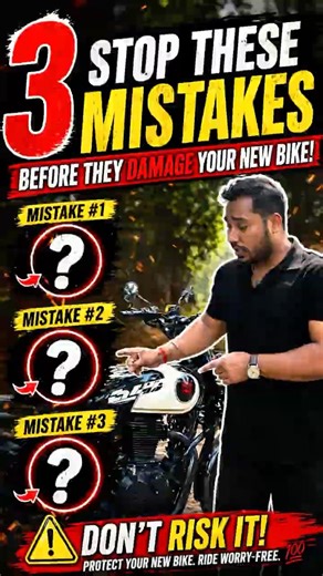 3 mistakes killing your bike slowly 😱 #bikelife #bikemaintenancetips