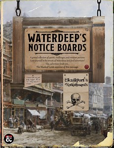 DMs Guild Review – Notice Board: 42 Quests for Waterdeep and Skullport