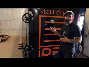 How to get perfectly dried lumber every time...See our iDry Vacuum Kiln in action