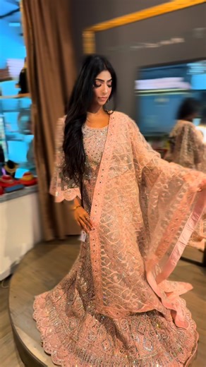 BRIDALMANTRA on Instagram: "✨ The Ultimate Pink Radiance: Sparkly Pink Lehenga Twinkle in every frame with our Sparkly Pink Lehenga—the dream ensemble for the modern bridesmaid or festive guest. 💖 This outfit isn't just pink; it's a shimmering experience that glows with every movement, complete with a beautifully draped dupatta and curated Bridalmantra jewellery. The Details: Diamond-Dust Shine: Covered in premium sparkles that create a magical aura under any lighting. The Perfect Pair: Accente